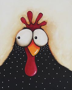 Goofy Chicken by Lucia Stewart